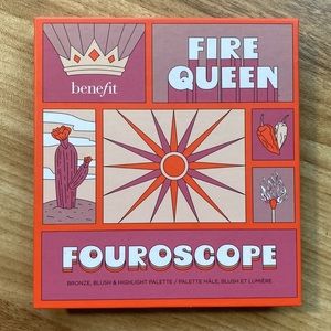 Limited edition benefit cosmetics fouroscope fire queen face palette